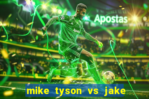 mike tyson vs jake paul assistir online